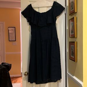 Worn once midi off shoulder dress